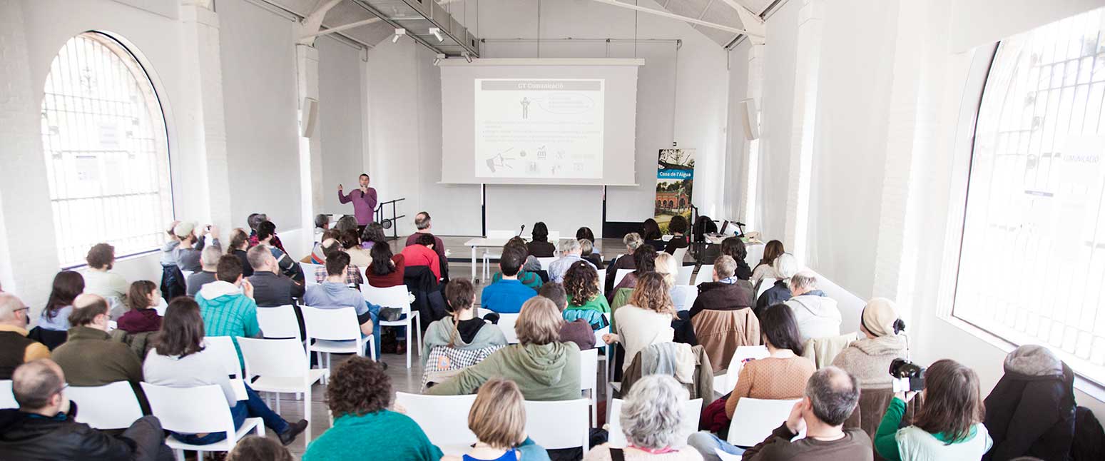 Reunió Arran_de_terra_Alimentem_Collserola Reunió actors Alimentem Collserola