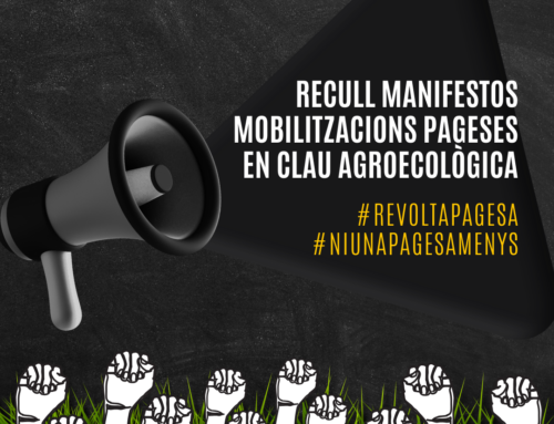 Recull de manifestos mobilitzacions pageses en clau agroecològica